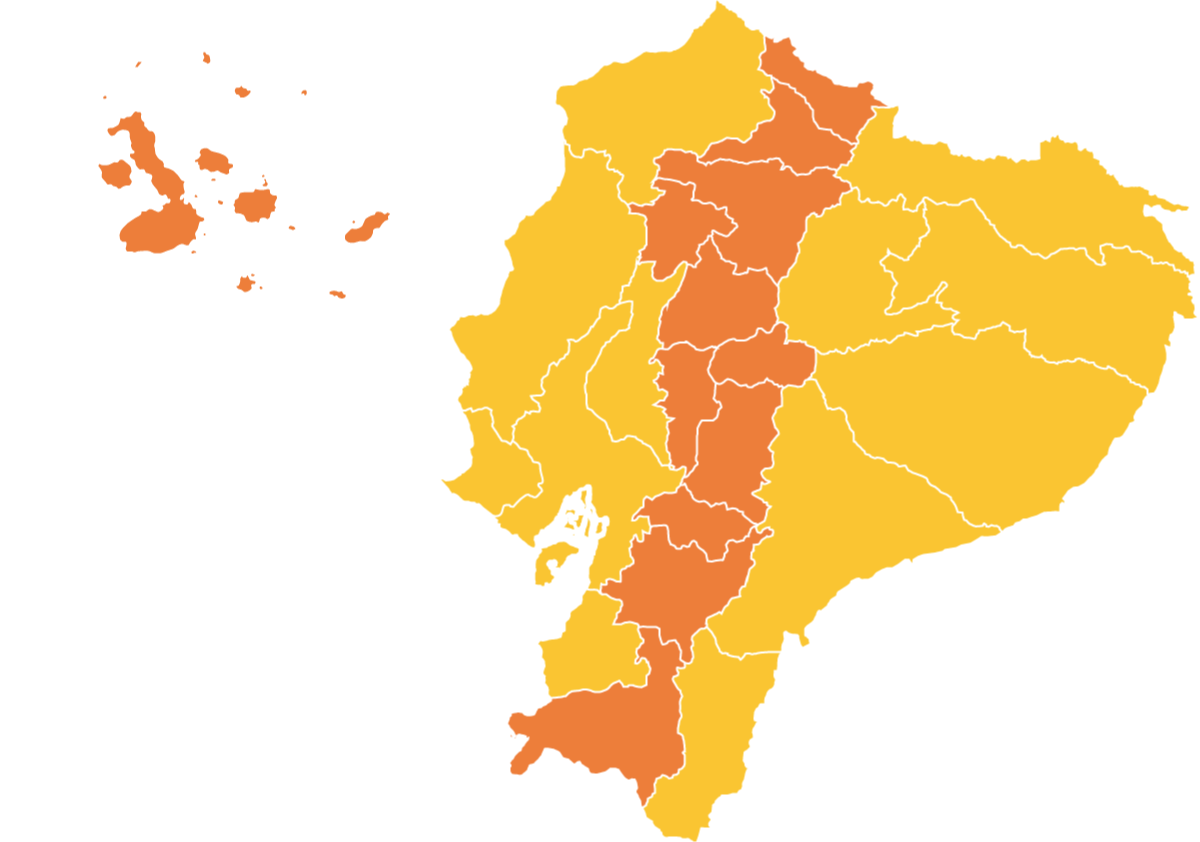Mapa de Ecuador