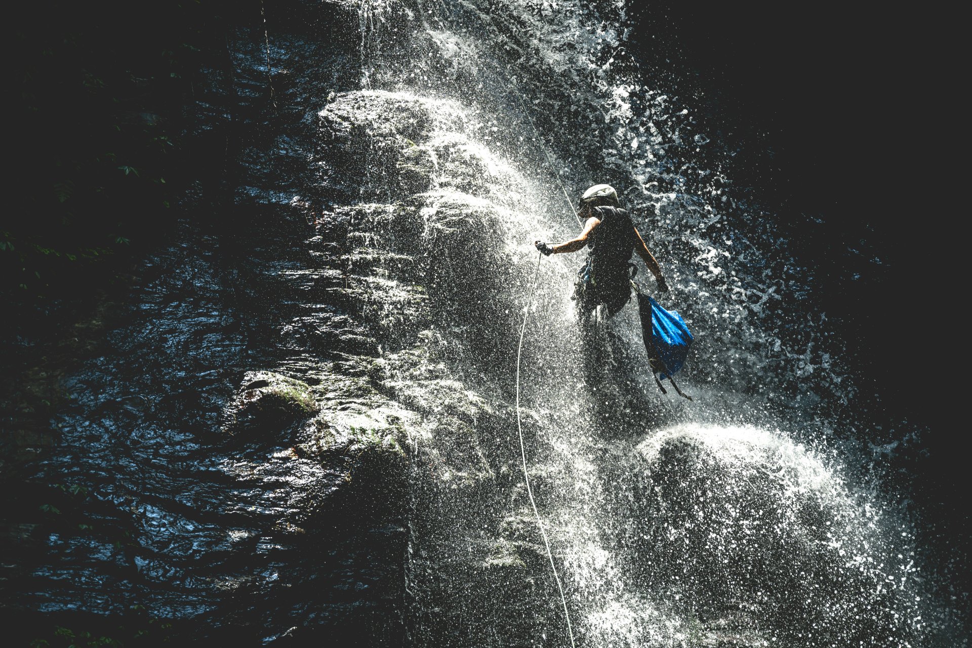 Chamana Canyoning | Waterfall Rappels and Natural Slides in Baños